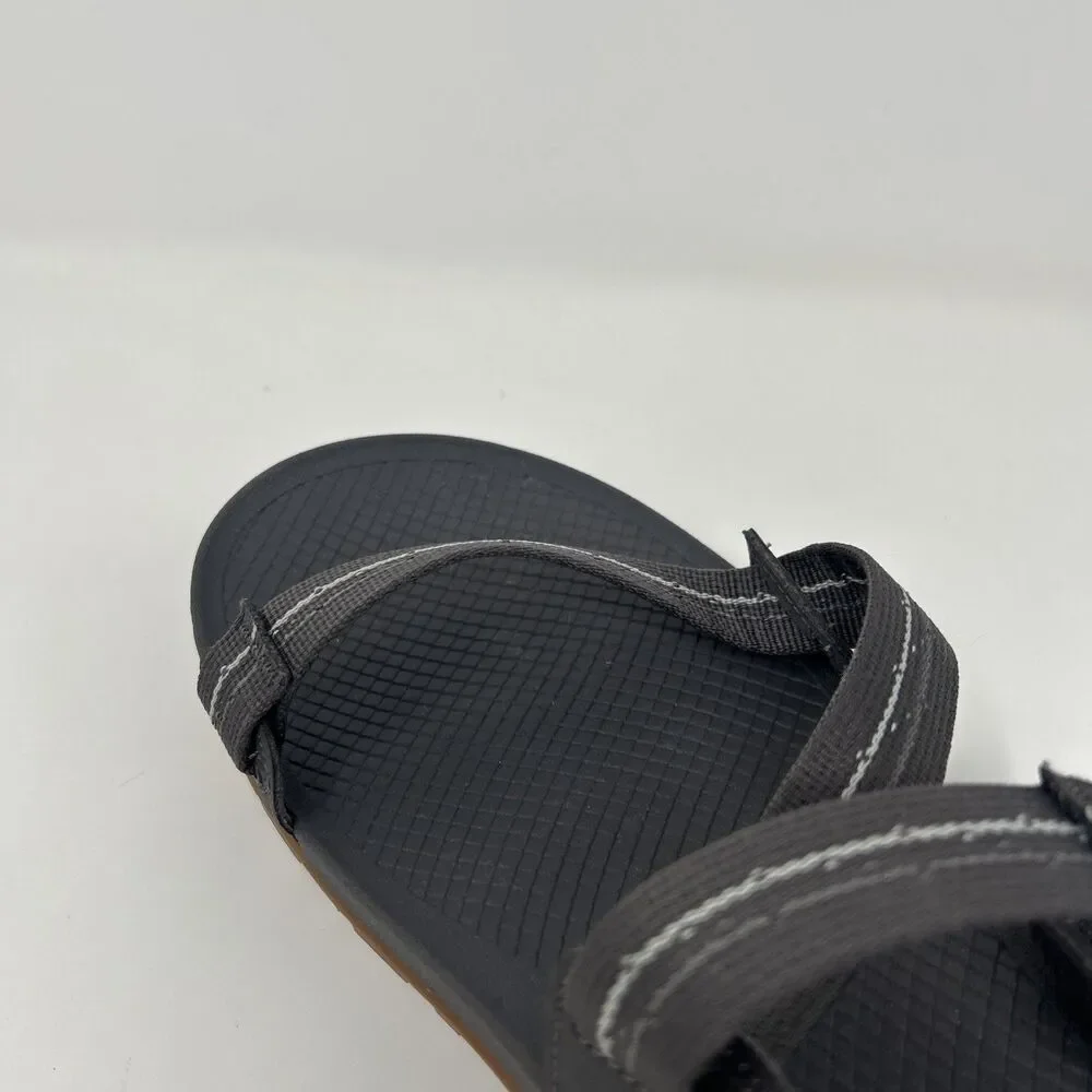 Chaco Sandals Shoes Mens Size 12 Gray Strappy Adjustable Slip On Outdoor Casual